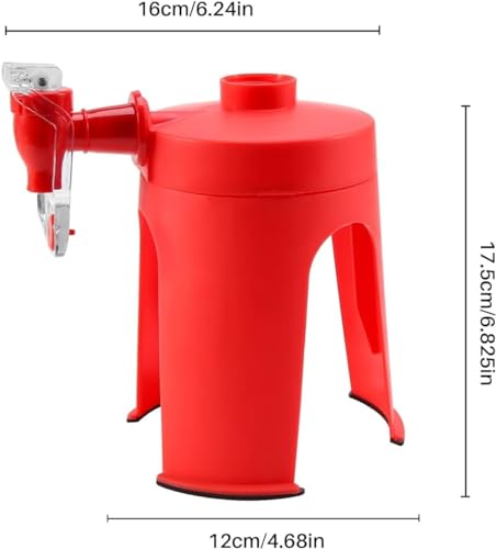 LONGLUAN 2 Liter Soda Dispenser, Soda Pop Dispenser, Soda Dispenser, Soda Bottle Dispenser, Soda Drink Dispenser Bottle Up...