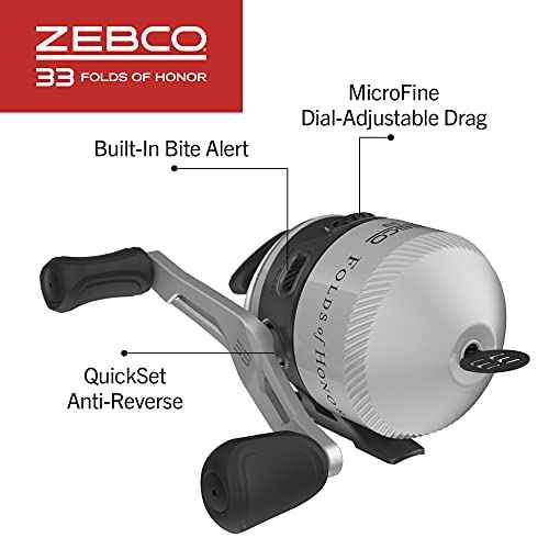 Folds of Honor Spincast Combo by ZEBCO