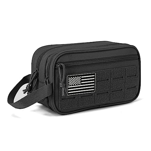 QT&QY 45L Tactical backpack & Tactical Toiletry Bag