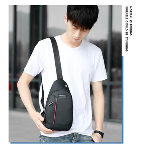 Shoulder Backpack Crossbody Bag Small Sling for Women Men Chest Daypack Crossbody Adjustable Strap for Travel Sport Hiking