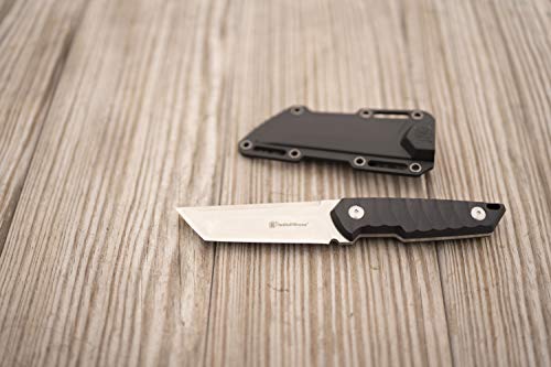 Smith & Wesson 24/7 8.5in S.S. Full Tang Fixed Blade Knife with 4in Tanto Blade and G10 Handle with Rigid Sheath for Outdo...
