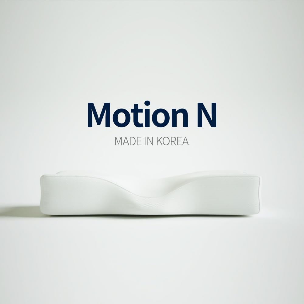 Motex Height Adjustable Memory Foam Pillows for Sleeping Neck Supporting Ergonomic Pillows with Washable Modal Fabric Cover, White, M-L Size – Motion N (1pc)