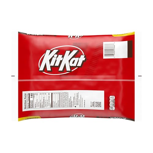 KIT KAT Milk Chocolate Wafer Snack Size, Candy Jumbo Bag, 20.1 oz