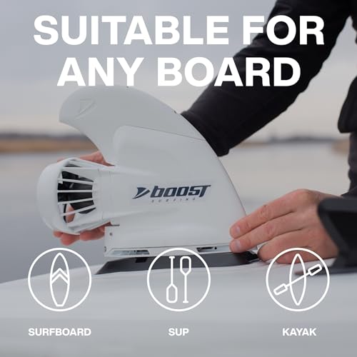 Boost Surfing Fin - Electric Motor for Surfboards, SUPs and Kayaks. Lightweight, Compact, and Shockingly resistant Electri...