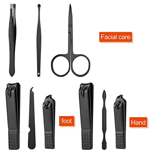 Manicure set Men Personal Care Tools Accessories Finger and Toe Nail Clippers Set Professional Manicure Pedicure Kit With ...