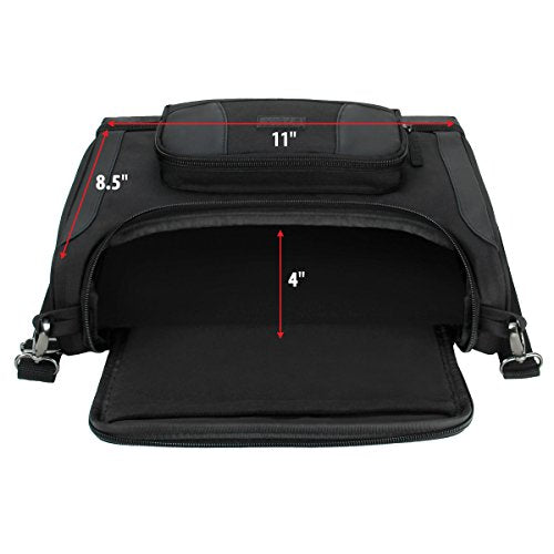 USA Gear Travel Organizer Fits Bartending Kits - Bartending Bag with Shoulder Strap, Customizable Interior for Jigger, Sha...