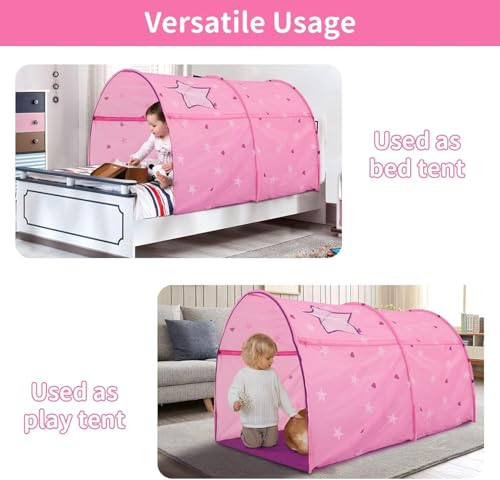 Alvantor® Starlight Bed Canopy Dream Kids Play Tents Playhouse Privacy Space Twin Sleeping Indoor Stars Boys Girls Toddler...