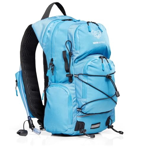 Water Buffalo Hydration Backpack - Sherpa 22L Hiking Backpack with Water Bladder - Water Backpack for Hiking with Waterpro...