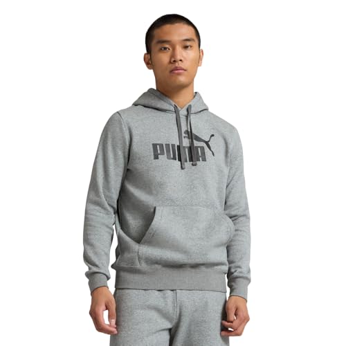 PUMA mens Essentials Big Logo Fleece Hoodie