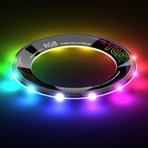 TOSY Flying Ring - 36 RGB Multicolor or 12 Monocolor LEDs, Super Bright, Lost Mode, Auto Light Up, Christmas Stocking Stuf...