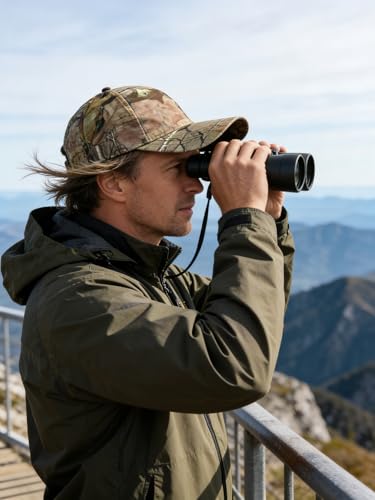 Mens Camo Packable Hunting Hat: Adjustable Lightweight Baseball Cap - Casual Gear for Hiking Fishing Outdoor Vacation Trip