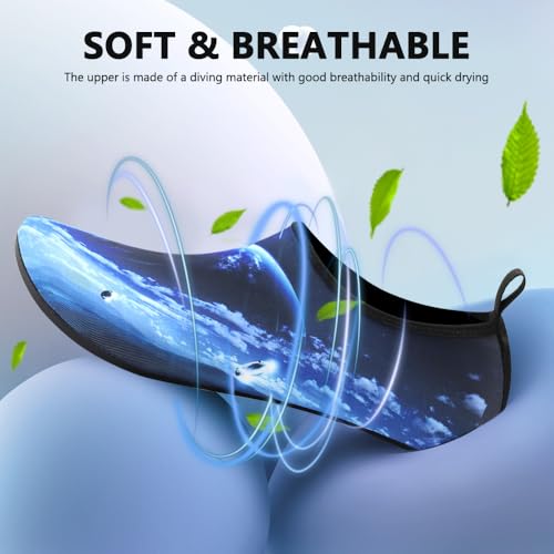 Water Shoes for Women Men Quick-Dry Barefoot Aqua Socks Swim Pool Non Slip Surf Yoga Exercise Outdoor Trave Essentials