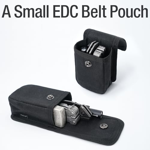 Tintirs 2 Pack EDC Belt Pouches for Men Women, Compact Holster Pouches Waist Bags with Belt Loop for Fishing, Hiking, Camp...
