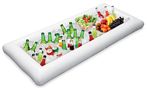 Jasonwell Inflatable Serving Bars Ice Buffet Salad Serving Trays Food Drink Holder Cooler Containers Indoor Outdoor BBQ Pi...