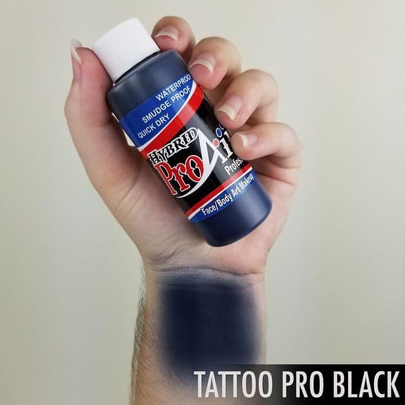 ProAiir Face and Body Painting Makeup - 2oz (60ml) Tattoo Pro Blue/Black