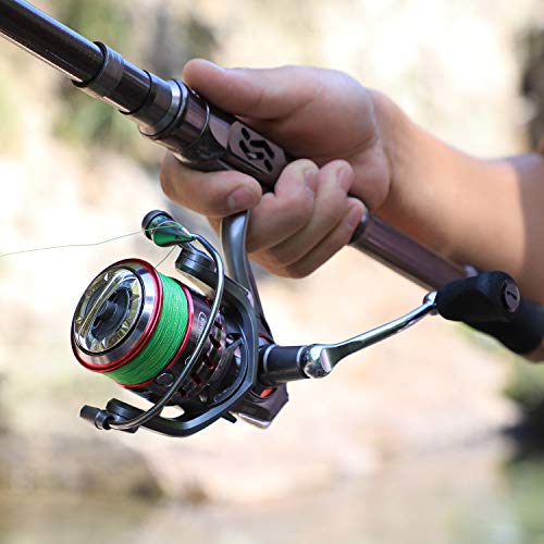 Sougayilang Fishing Rod Reel Combinations, 24 Ton Carbon Fiber, Portable Telescopic Fishing Rod Spinning Reels for Travel ...