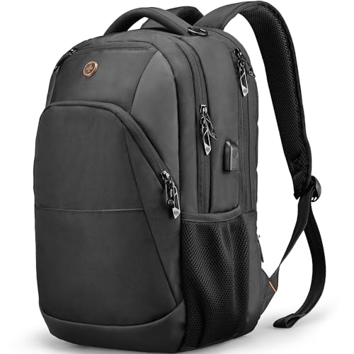 Swissdigital Design Travel Laptop Backpack, College Laptops Backpack with USB Charging Port for Men and Women Fits 16 Inch...