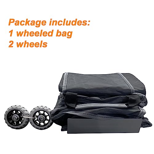 Eurmax USA Heavy Duty Wheeled Roller Bag Pop up Canopy Tent Universal Rolling Storage Bag for 10x10 Canopy Instant Tent (D...