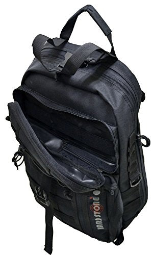 EXPLORER B8-BK Tactical Hydration Pack Ready Backpack with Molle & Chest Strap, Black