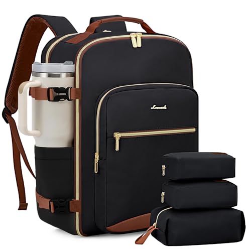 LOVEVOOK 50L Large Travel Backpack for Women Men Fits 17 Inch Laptop, Carry on Backpack for Traveling on Airplane, Persona...
