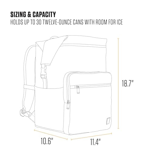 Carhartt Thick Foam Fully Insulated Cold Front Coolers, Premium Ice Retention, Durable Water Resistant Material W/Front Zi...