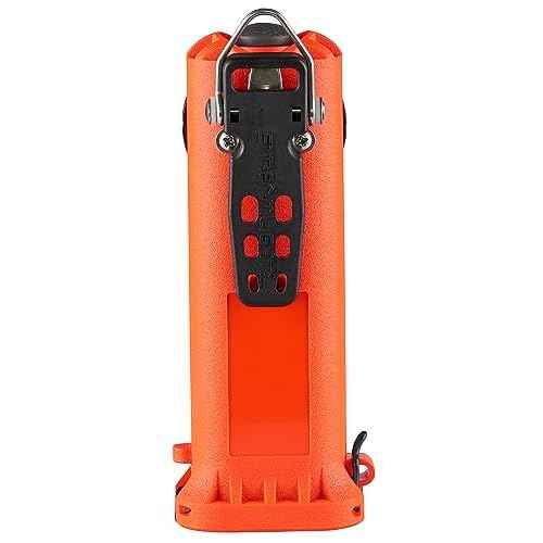 Streamlight 90950 Survivor X 250-Lumen Right-Angle Firefighter's Flashlight with Three (3) "AA Alkaline Batteries, Orange