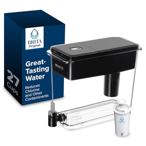 Brita UltraMax Large Water Dispenser With Standard Filter, BPA-Free, Reduces Copper, Cadmium and Mercury Impurities, Lasts...