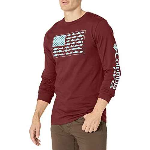 Columbia Mens Long Sleeve Tee Shirt Outdoors; Fishing; Camping; HikingT-Shirt