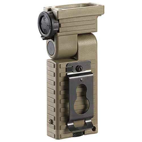 Streamlight 14007 Sidewinder 55-Lumens LED Military Waterproof Flashlight with (2) AA Alkaline Batteries in Box, Coyote
