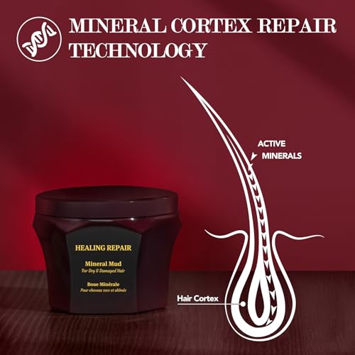 Saphira Mineral Hair Care Collection ? Moisture Repair, Healing Repair & DeFrizz Hair Masks and Mineral Mud Treatments