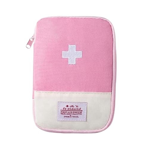 1 Pack First Aid Bag Empty, Empty First Aid Pouch, Mini Portable Medical Bag for Outdoor Camping Hiking Traveling Emergenc...