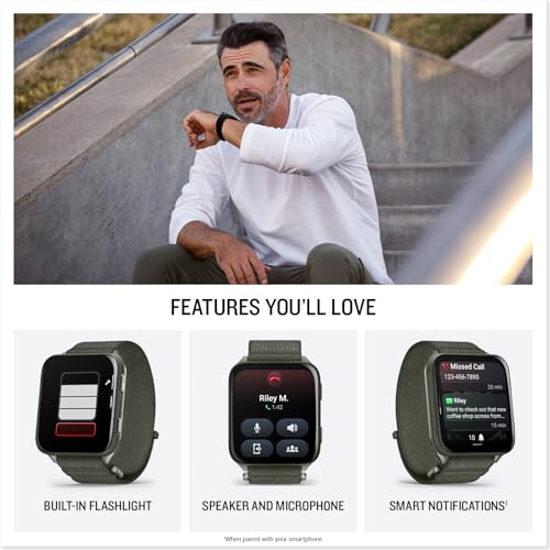Garmin® Venu® X1, Thin and Lightweight GPS Smartwatch, AMOLED Display, Advanced Health and Fitness Features, Moss with Tit...