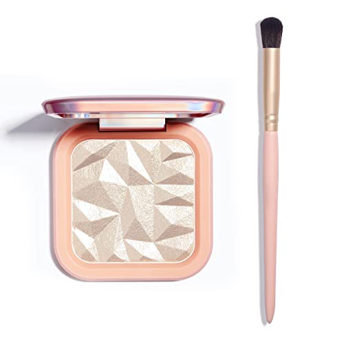 ELESSY Highlighter Makeup Palette,Face Glitter illuminator Palette,Natural Sparkling Finish Highlighter Powder,High Glossy...