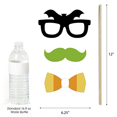 Big Dot of Happiness Trick or Treat - Halloween Party Photo Booth Props - Witch and Monster Photo Props - 20 Count