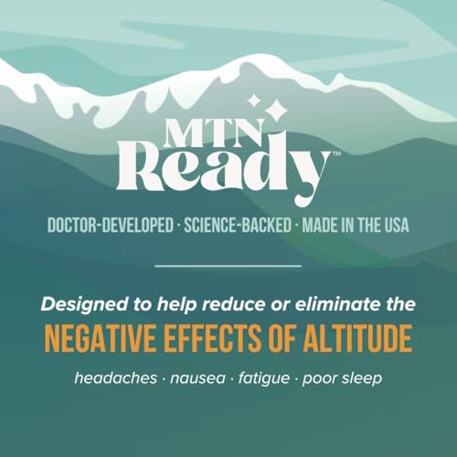 MTN Ready Acclimation Drink Mix | Altitude Sickness Aid, Natural Acclimation, Balanced Energy Boost, Athletic Activity & R...