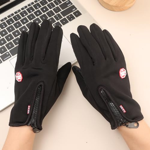 Winter Waterproof Ski Snow Warm Gloves, Windproof Thermal with Touchscreen Fingers, for Running Outdoor Sports Daily Work