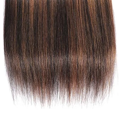Hair P1B30 Ombre Straight Human Hair Bundles 1B30 Brown 3 Bundles 24 26 28 Inch Two Tone Black Mixed Brown Highlight