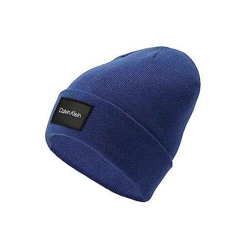 Calvin Klein Men's Woven Patch Key Beanie