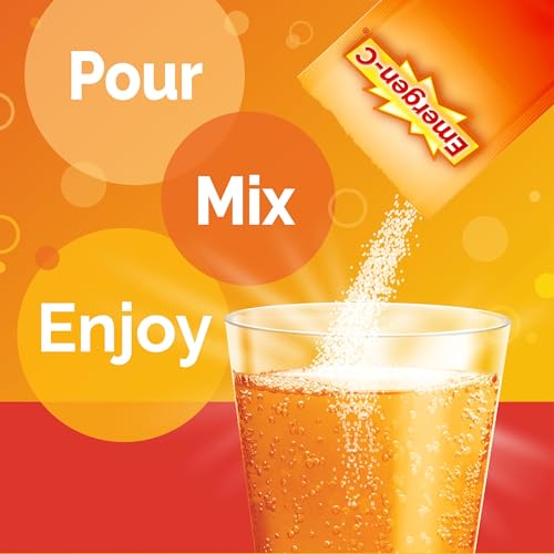 Emergen-C 1000mg Vitamin C Powder for Daily Immune Support Caffeine Free Vitamin C Supplements with Zinc and Manganese, B ...