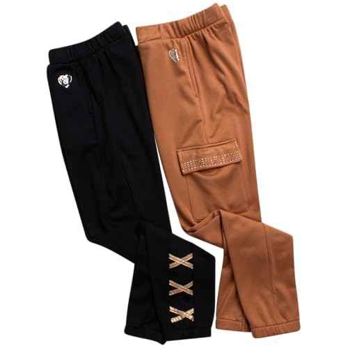 Body Glove Girls¡¯ Sweatpants ? 2 Pack Basic Active Fleece Joggers (Size: 7-12)