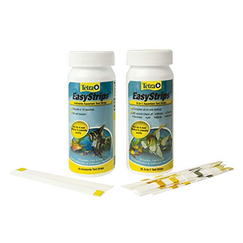 Tetra EasyStrips, Complete Aquarium Test Strips, Water Testing, 25 Count