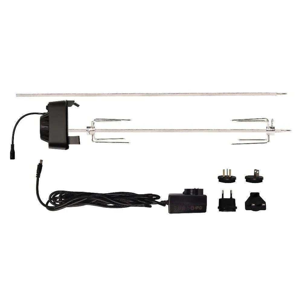 Masterbuilt MB20041220 Gravity Series 1050 Digital Charcoal Grill & Smoker Combo - Black; Includes MB20091621 Lump Charcoal (16 Pound) & MB20091220 Gravity Series Grill Rotisserie Kit