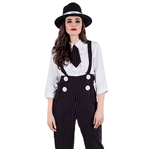 fun shack 20s Gangster Costume for Women, 1920s Mobster Outfit, Halloween Costume for Women