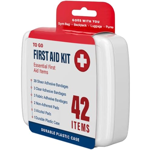 DecorRack 1000 Piece First Aid Kit, 24 Individual Boxes of 42 Items Each, First Aid Kits for Minor Cuts, Scrapes, Travel, ...