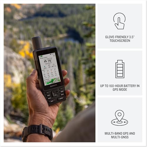 Garmin GPSMAP H1 Premium GPS Handheld Navigator for Hiking, Rugged Design with Color Touchscreen and Buttons, Durable IP67...