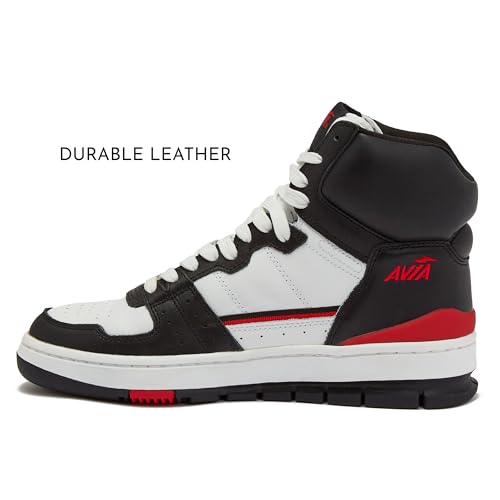 Avia 830 Men's Basketball Shoes, Retro High Top Sneakers for Men Indoor or Outdoor, Street or Court Size 7 to 16