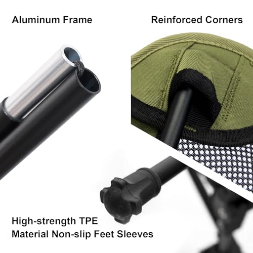 MellowCamp Camping Chair, Ultralight Folding Backpacking Hiking Chair, Compact Portable for Hiking, Camping, Backpacking, ...