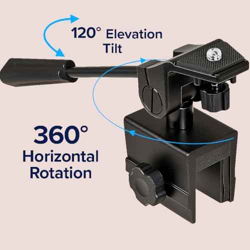 Barska Car Window Mount ? Stable Clamp for Spotting Scopes and Binoculars ? Portable Tripod Adapter for Birdwatching, Wildlife Viewing, and Outdoor Use