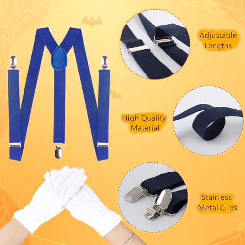 Yreird Halloween Costumes Accessories for Adults Women, 2025 Halloween Costume Accessories Set with Hats Tulle Skirts Button