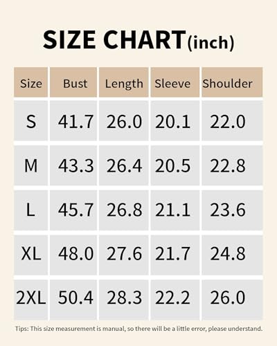 Women's Casual Crewneck Sweatshirts Loose Lightweight Pullover Shirts Tops